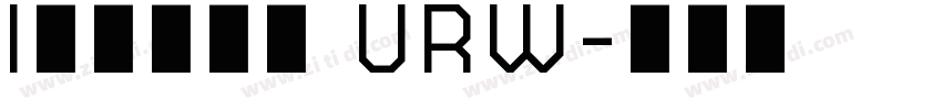 Impact URW字体转换